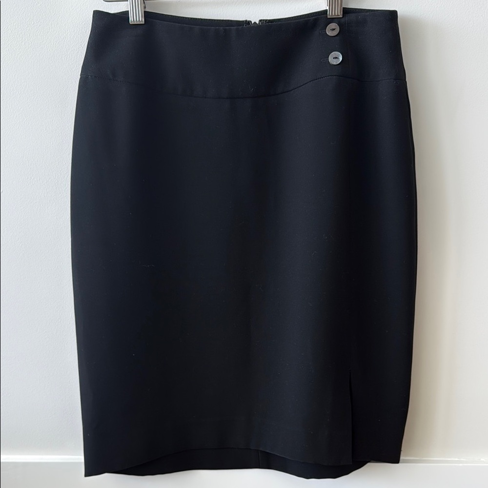 Nina Mclemore Black Pencil Skirt